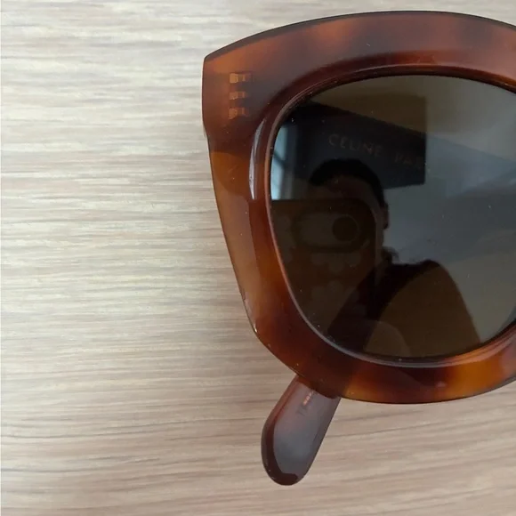 Celine Brown tortoiseshell Marta Sunglasses (CL4005IN) - Picture 2 of 10